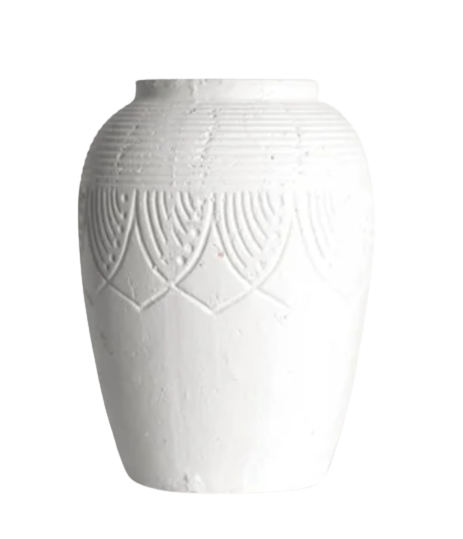 Kano White Vase